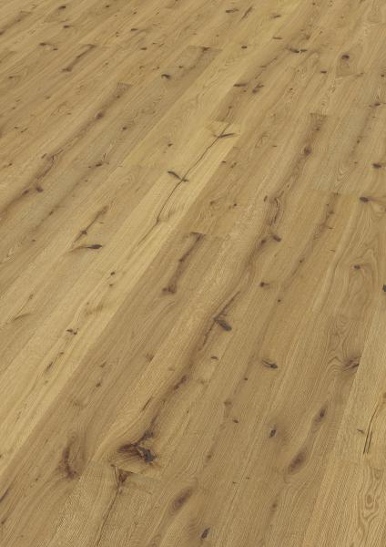 Landhausdiele Eiche astig, rustikal, gebürstet, natur geölt 3,03m²/Paket